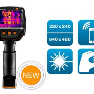 Testo 883 - Thermal imager (320 x 240 pixels, manual focus, app, laser)