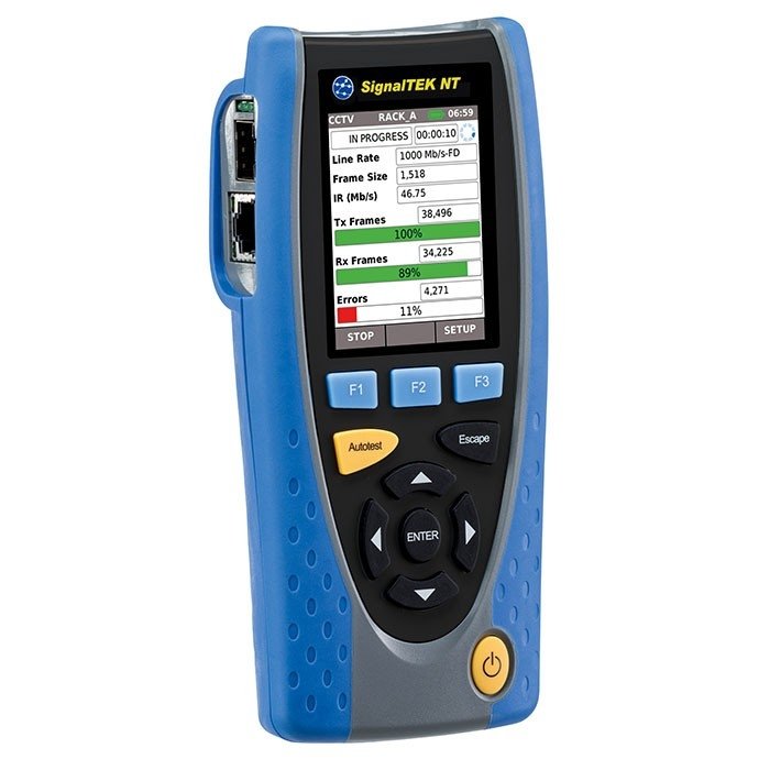 Trend Networks SignalTEK NT Copper and Fibre Network Transmission Tester - R156005