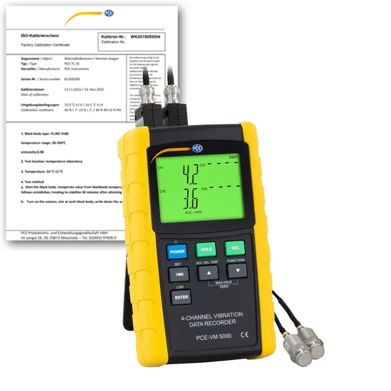PCE Instruments -  PCE-VM 5000-ICA Accelerometer