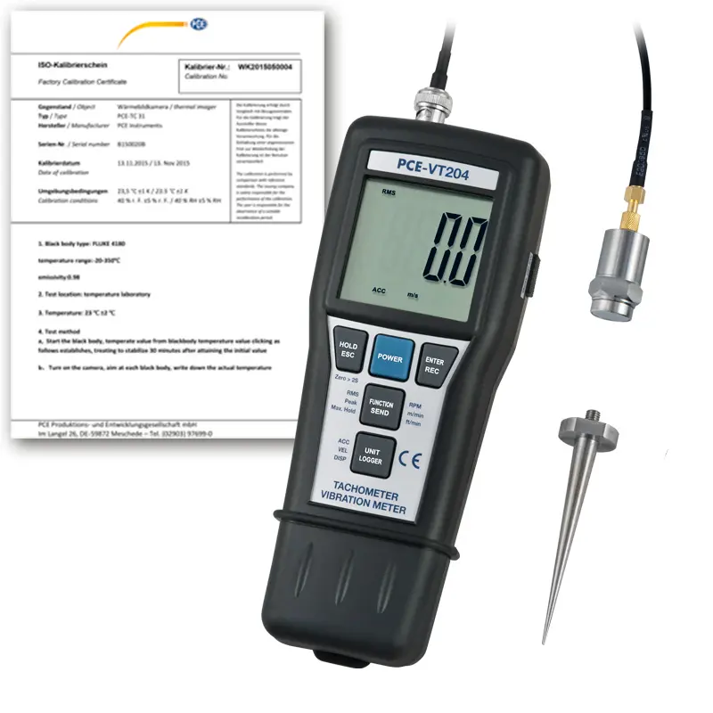 PCE Instruments -  PCE-VT 204-ICA Accelerometer