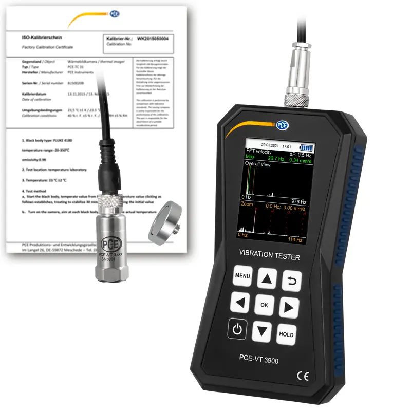 PCE Instruments -  PCE-VT 3900-ICA Accelerometer