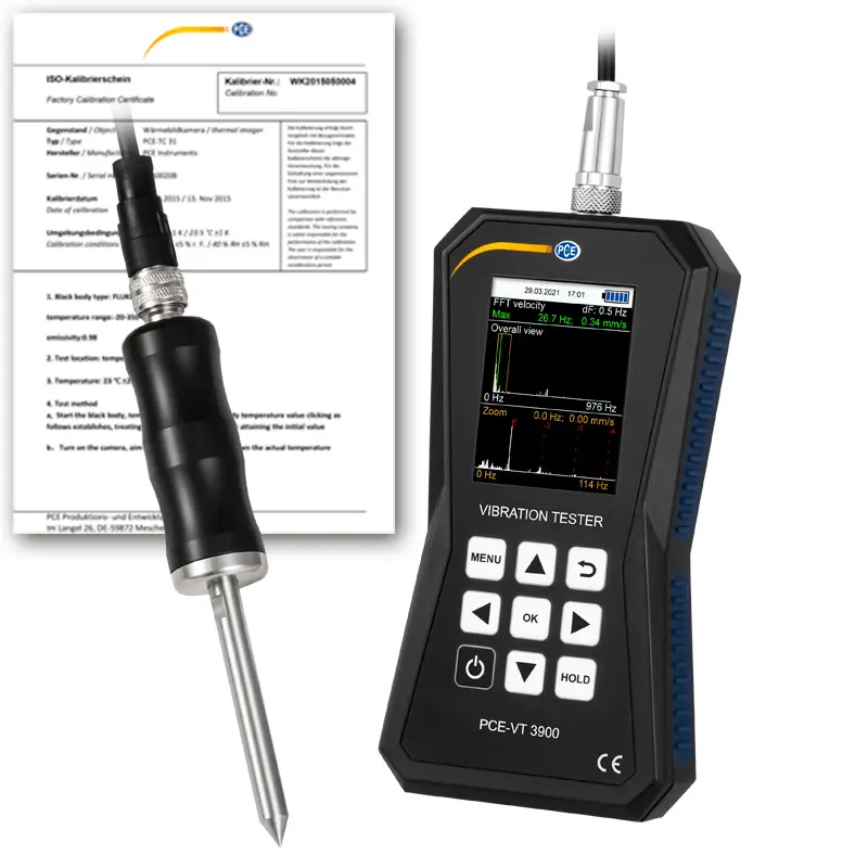 PCE Instruments -  PCE-VT 3900S-ICA Accelerometer