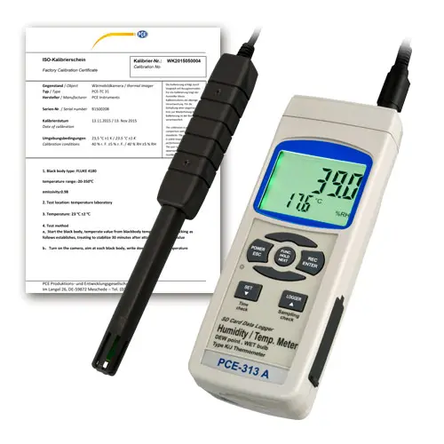 PCE Instruments -  PCE-313A-ICA Air Humidity Meter