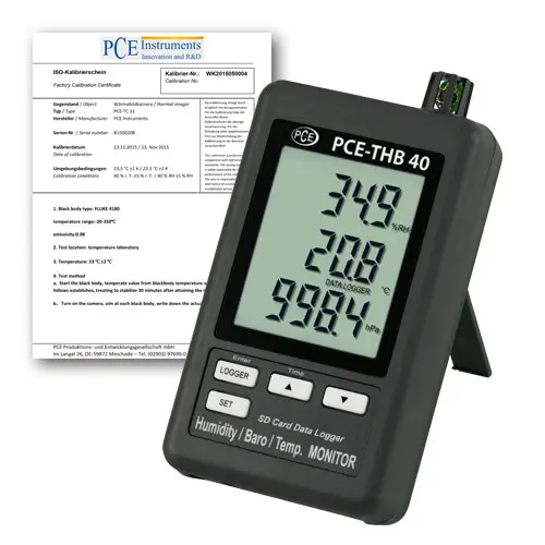 PCE Instruments -  PCE-THB 40-ICA Air Humidity Meter