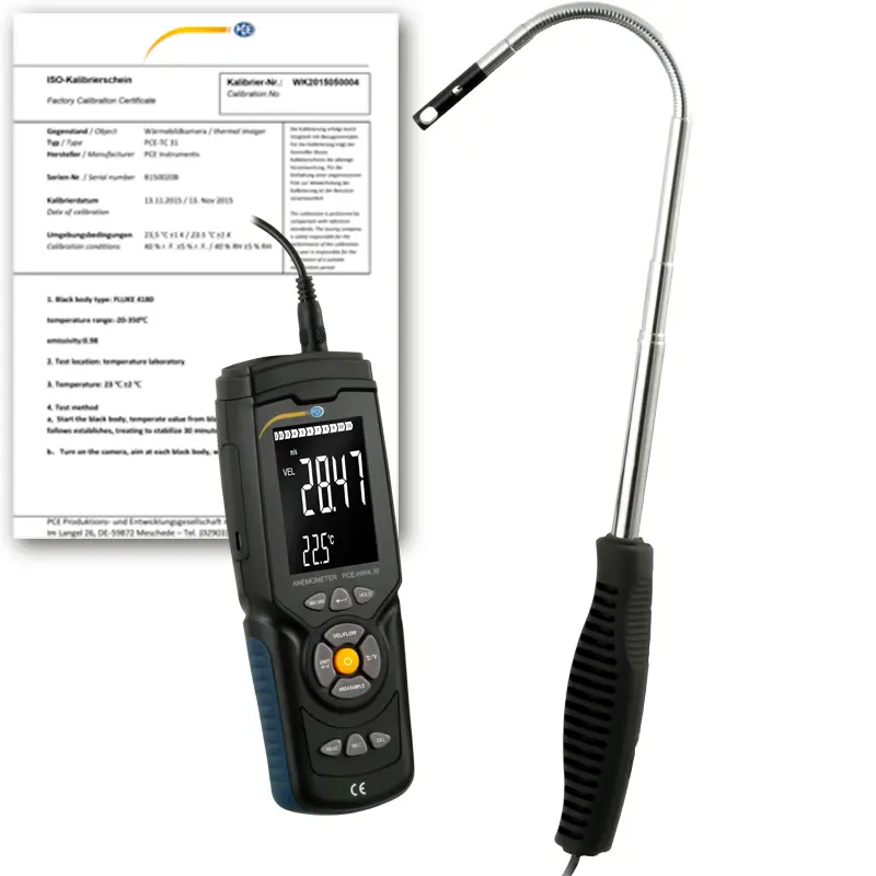 PCE Instruments -  PCE-HWA 30-ICA Air Velocity Meter