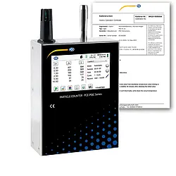 PCE Instruments - Dust Measuring Device PCE-PQC 30EU Incl. Calibration Certificate