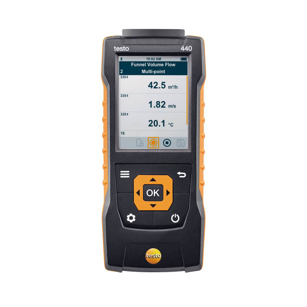 Testo 440 Air Velocity and IAQ Measuring Instrument