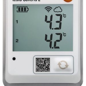 Testo Saveris 2 Temperature Data Logger, 2 Input Channel(s), Battery-Powered