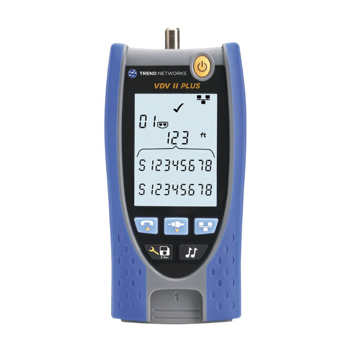Trend Networks VDV II Plus Voice, Data and Video Cable Verifier with AnyWARE Cloud R158008